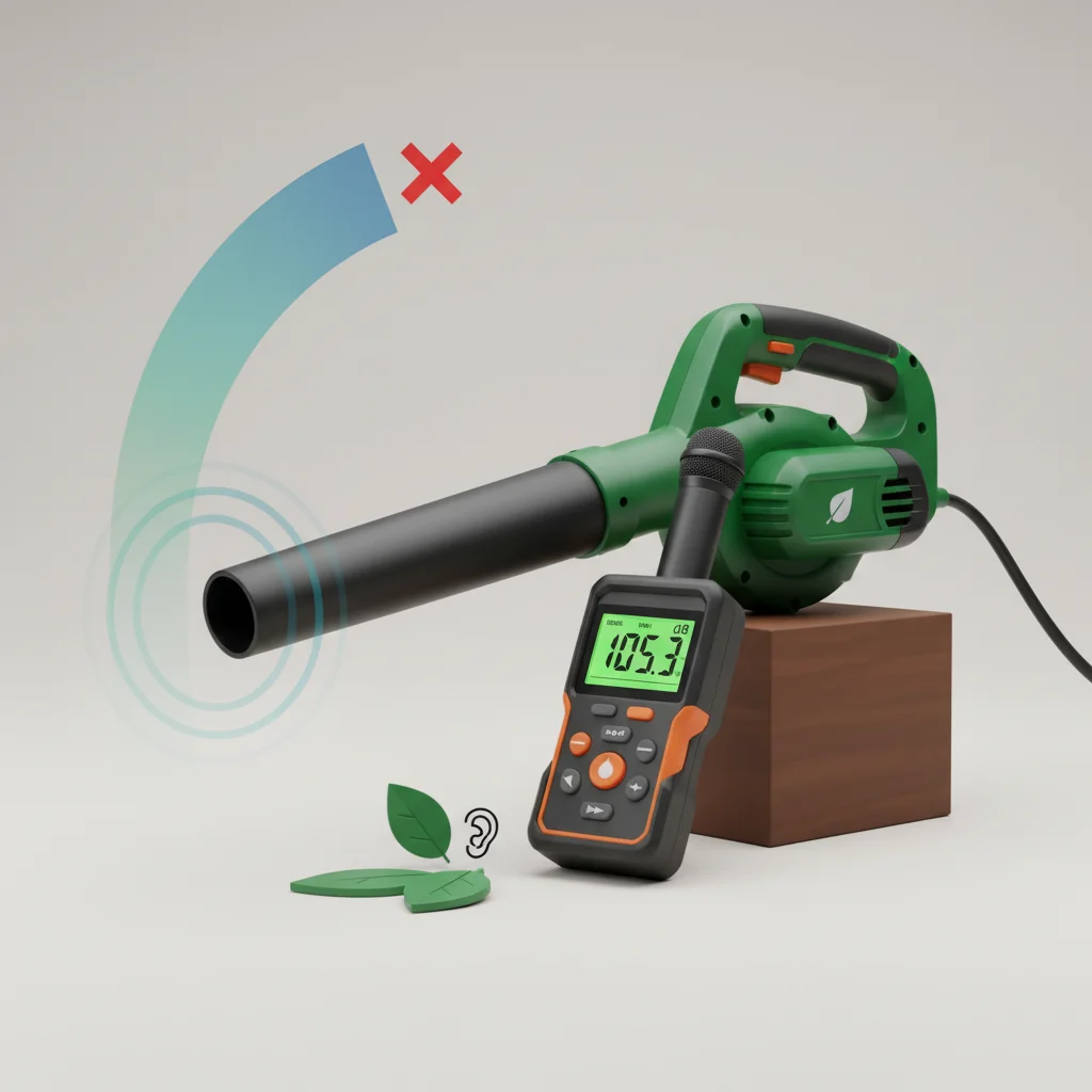 leaf blower decibels